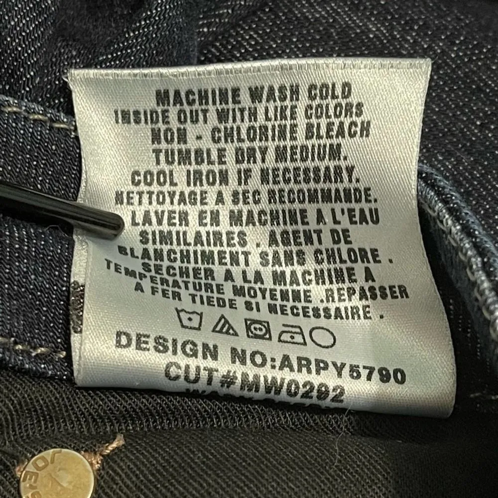 Joe’s Jeans Muse Wide Leg Flare Low Rise Jeans Dark Wash Jett Blue‎ Size 25 - Image 10