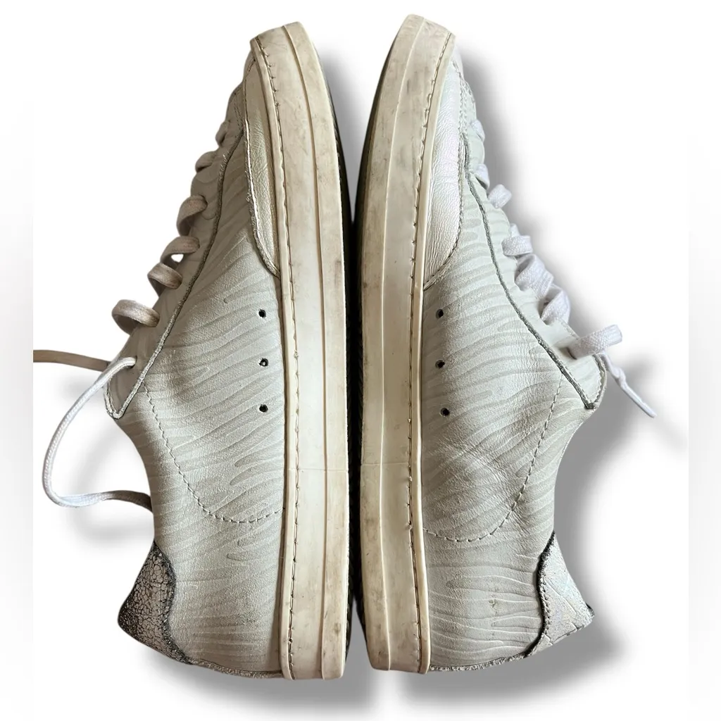 P448 John Nova Leather Sneaker Zebra - Image 3