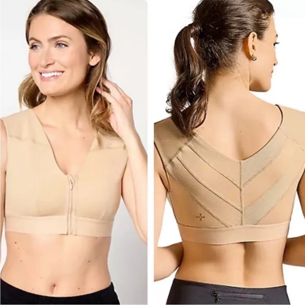 Tommie Copper Shoulder Support Bra with Front Zipper - Image 2