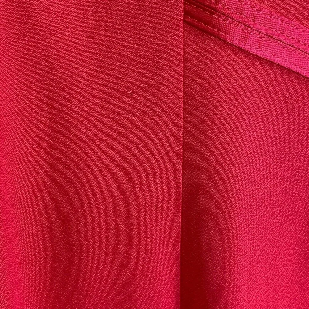 Vintage Dawn Joy Fashions Womens Red Dress Shoulder Pads Made USA Small (S) ✨ - Image 4