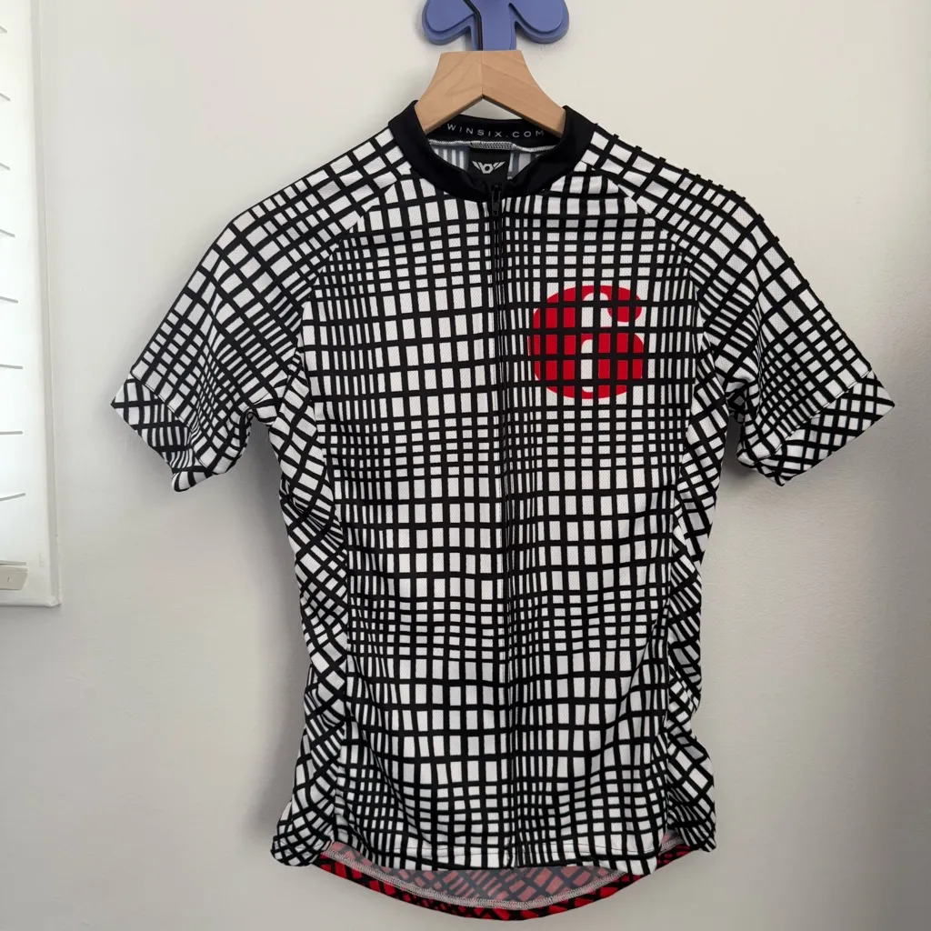 Twin Six‎ Women’s Medium Juliet Jersey Cycle Outdoor Athletic Black Red - Image 2