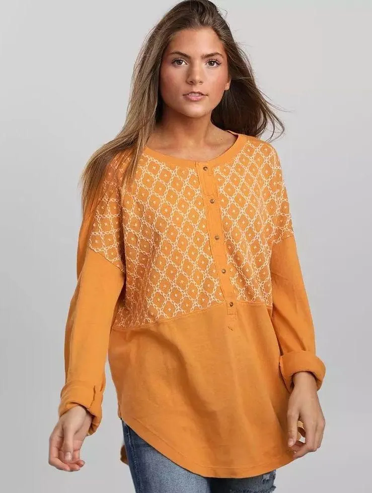 Free Spirit Henley Top - Image 2