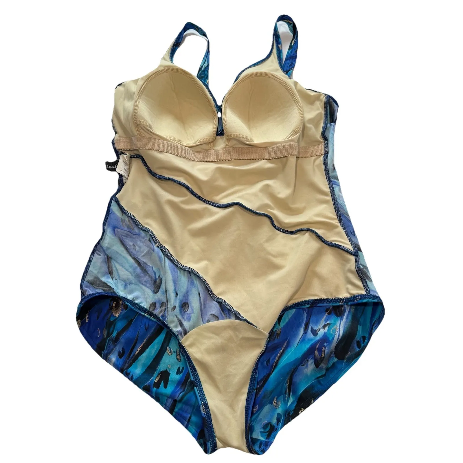 Miraclesuit Blue Oceanus One Piece Swimsuit In Animal Magnetism Size 16 - Image 6