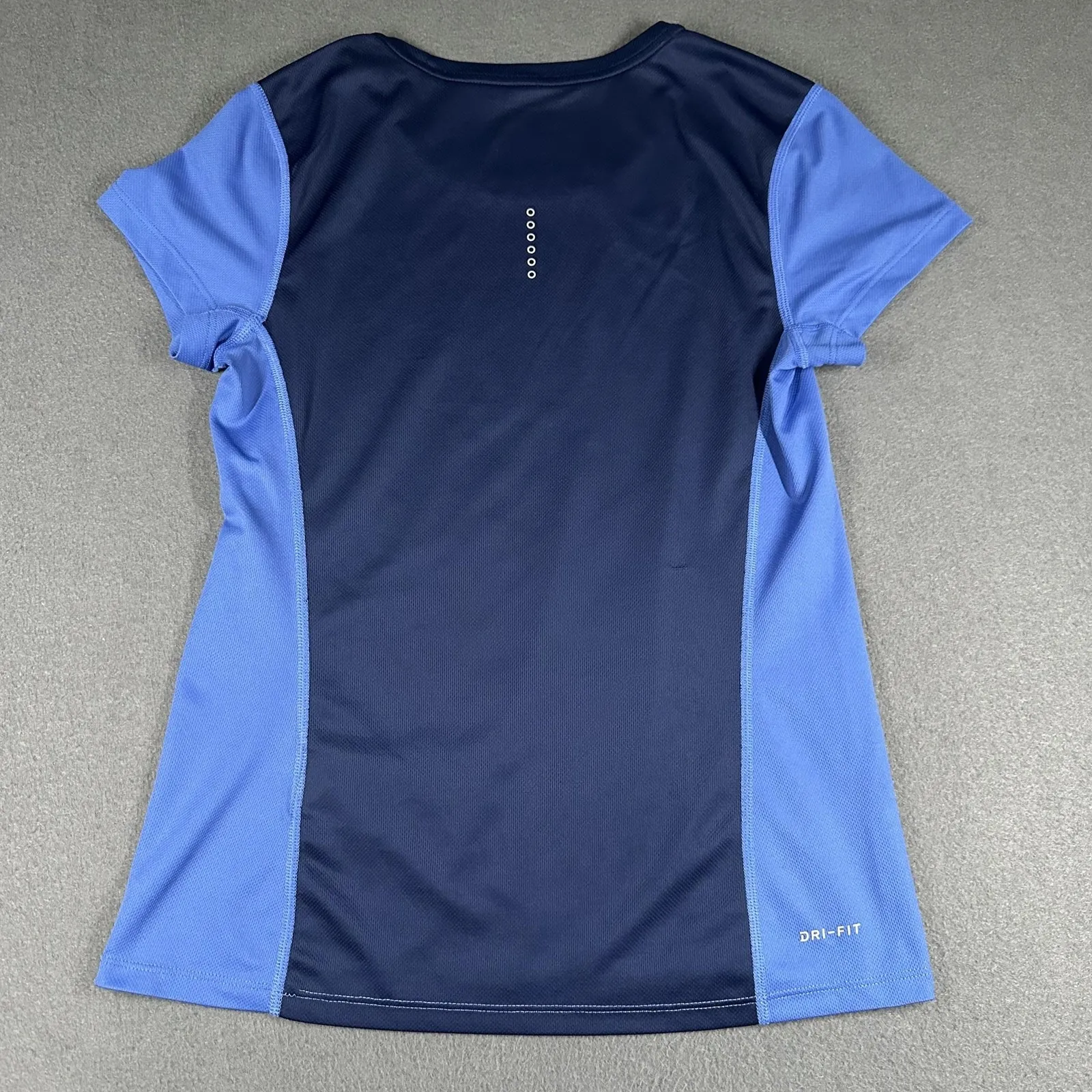 Nike Breathe Rapid Running Shirt Womens XS Blue Dri-Fit Short Sleeve 840173-432 - Image 11