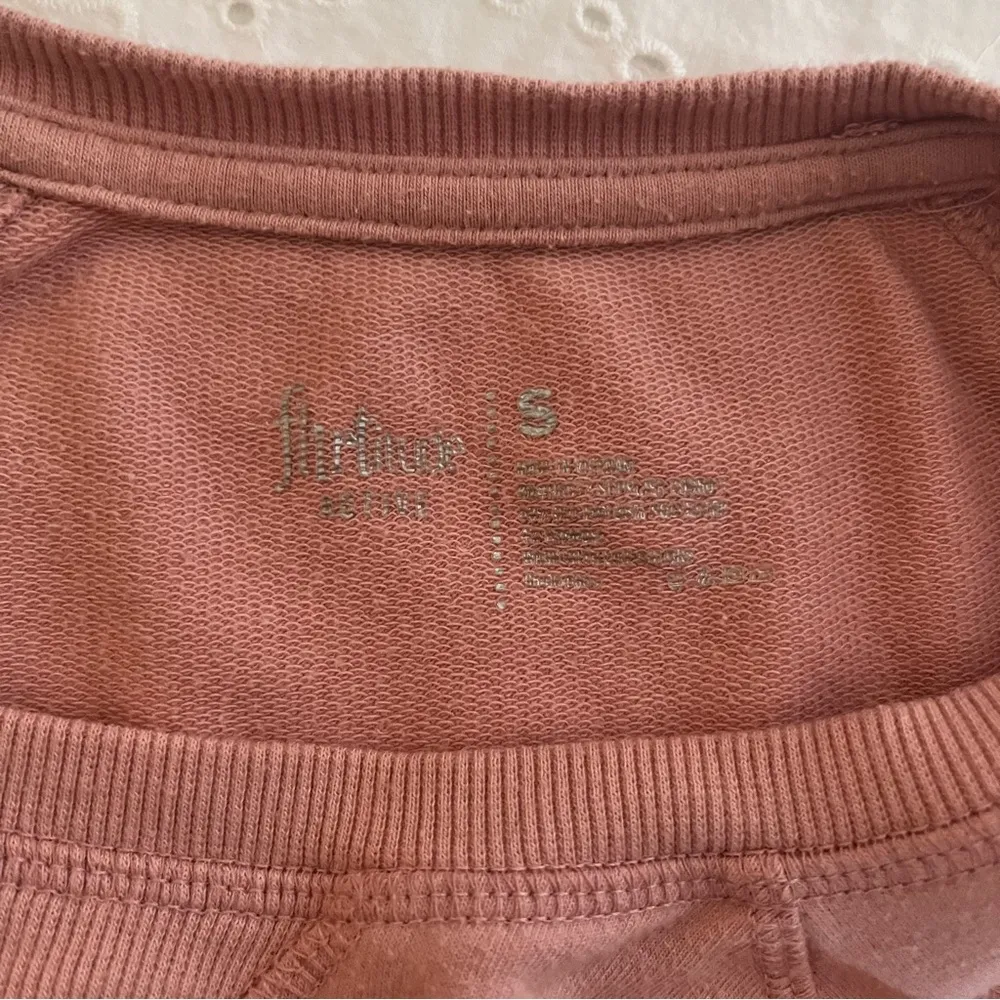 Flirtitude Pink Cuffed Sleeve oversized sweatshirt - Image 4