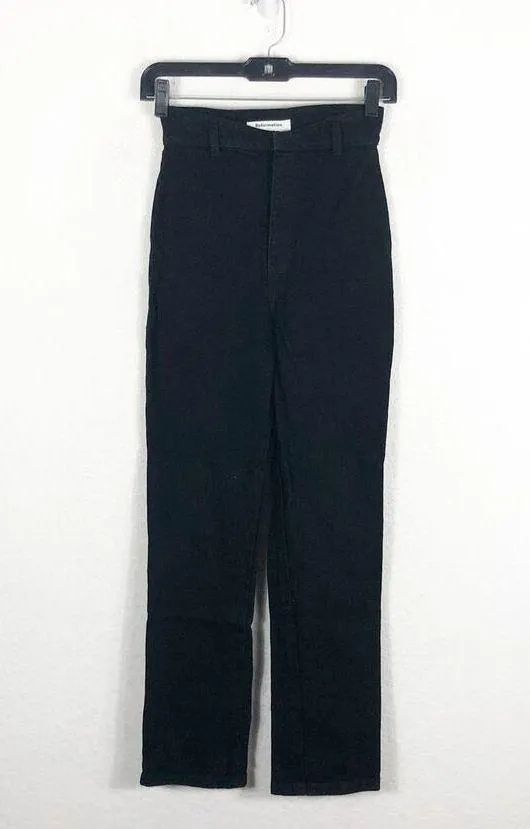 Reformation Vicki Black Jeans Size 23 High Rise Slim Straight Stretch - Image 4