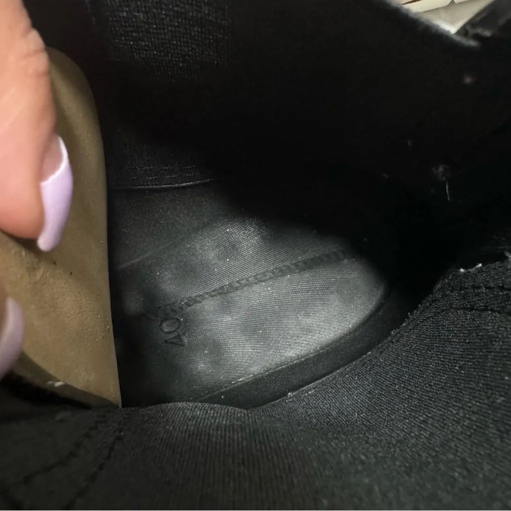 Jeffrey Campbell  Black Rain Boots‎ Size 9 - Image 5