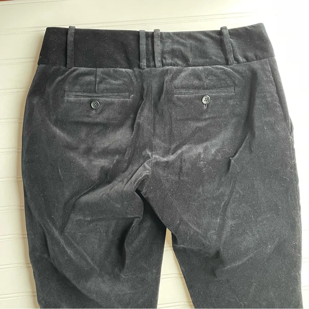 The Limited Cassidy Fit Black Velvet Trouser Pant Size 4 NWT 30W 32L Bootcut - Image 8