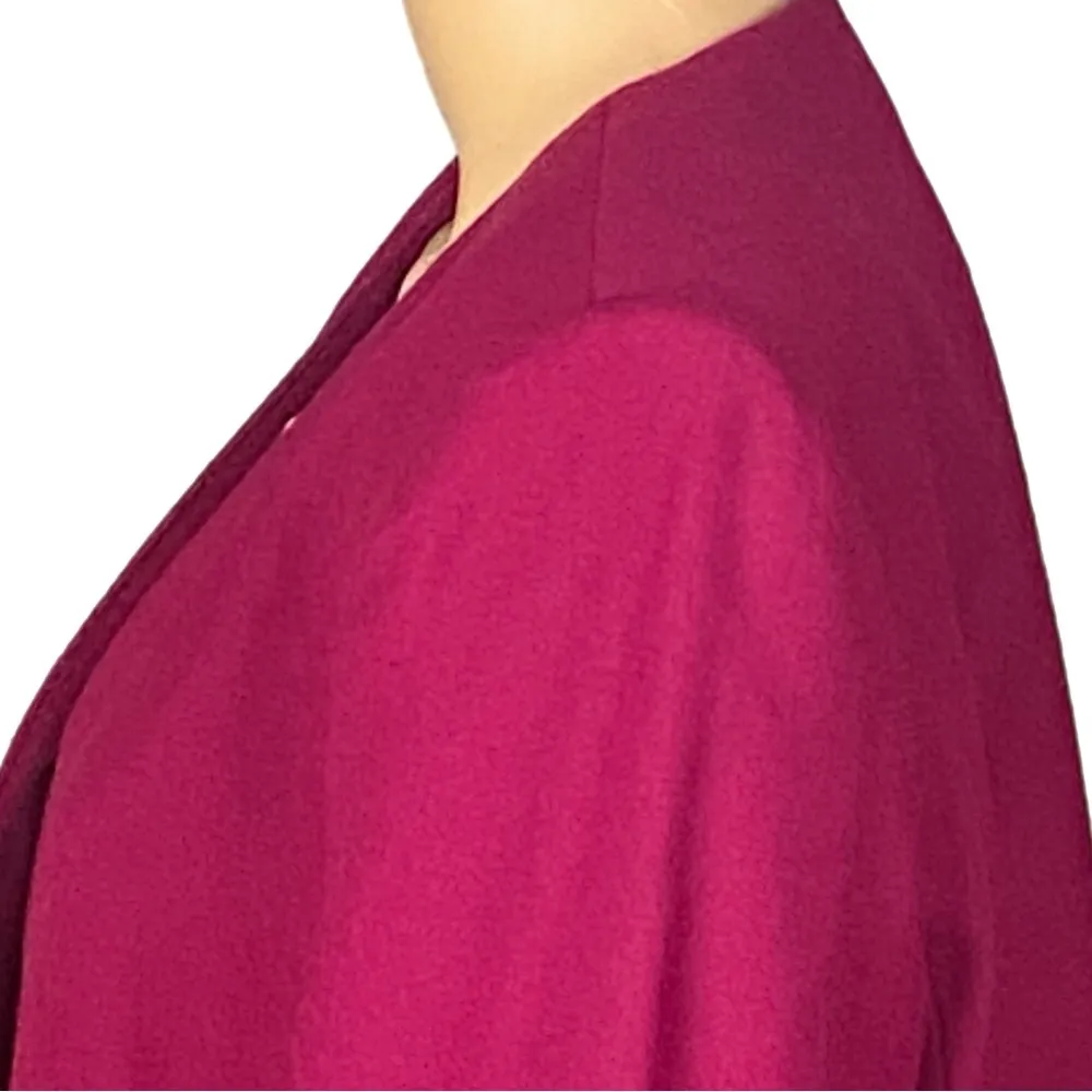 TALBOTS pink vintage 100% Wool skirt & blazer suit set circa 1990’s Size 12 EUC - Image 6