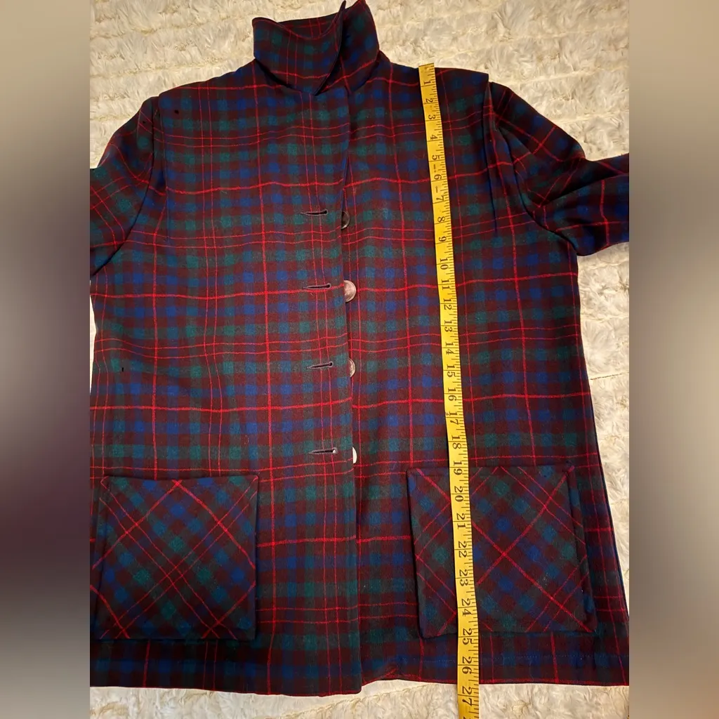 PENDLETON 1940's VINTAGE 50's Classic ORIGINAL 49er Jacket Tartan Plaid Wool M/L - Image 14