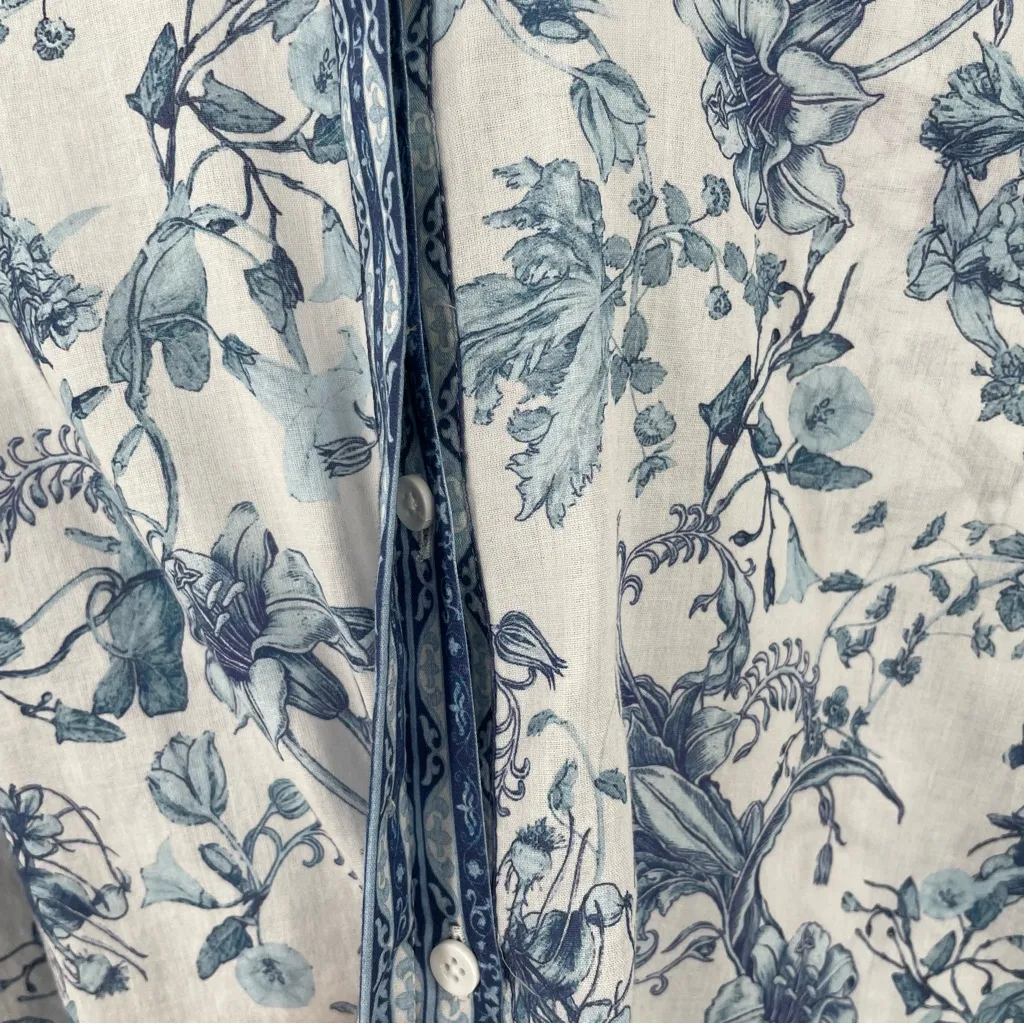 ALICE + OLIVIA APRIL PLEATED LUXURY OLD MONEY CLASSIC FEM BLOUSON SLEEVE TOP - Image 10