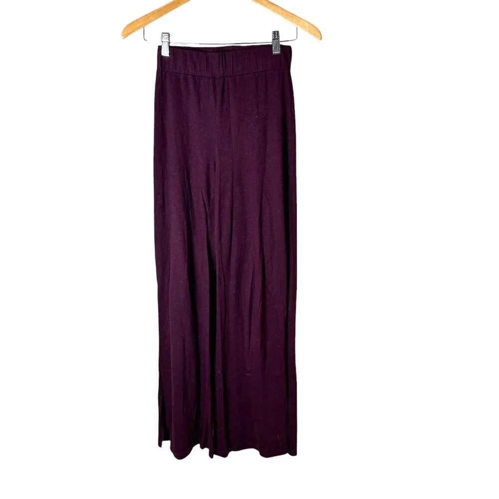 URBAN OUTFITTERS Soft Wide Leg Side Slit Pants Trousers Size XS - Image 2