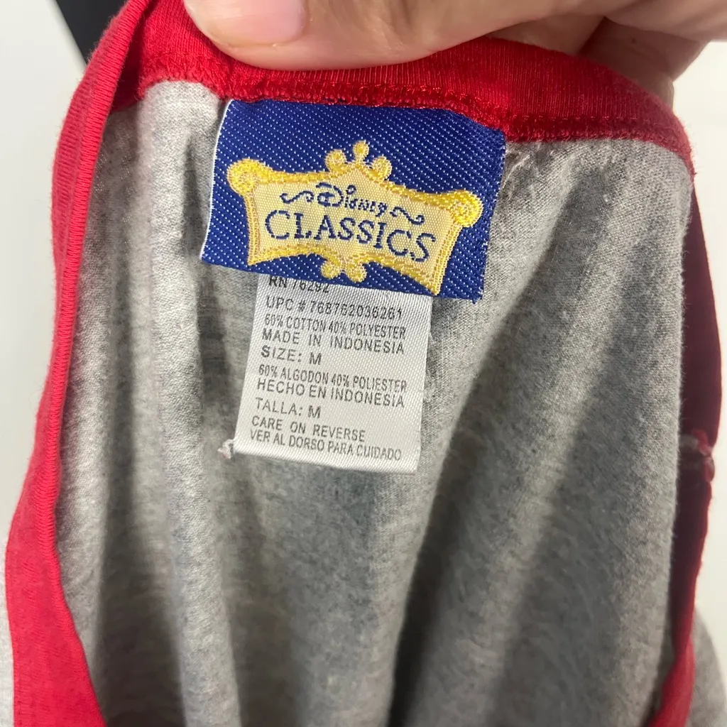 Early 2000s Grumpy from the Seven Dwarfs from Snow White Disney baby tee medium - Image 5