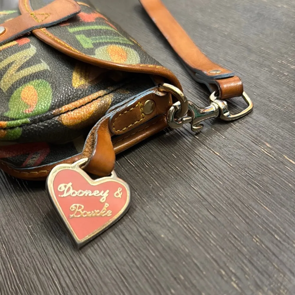 Vintage DOONEY & BOURKE Colorful Monogram Wristlet - Image 4