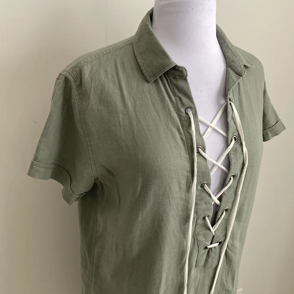 Rails Rocky Lace Front Dress in Sage - Image 5