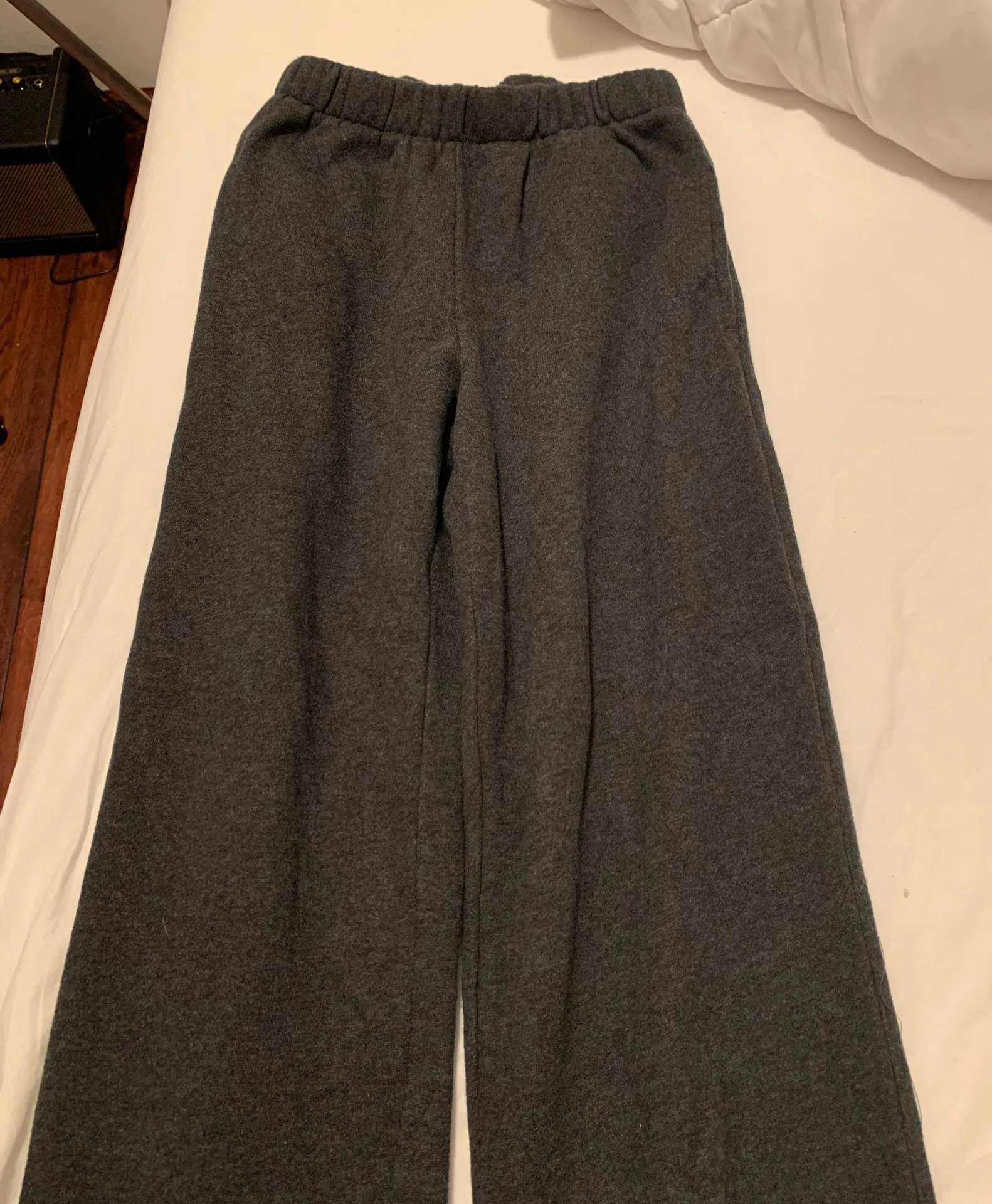 Brandy Melville Dark Gray Rosa Sweatpants - Image 2
