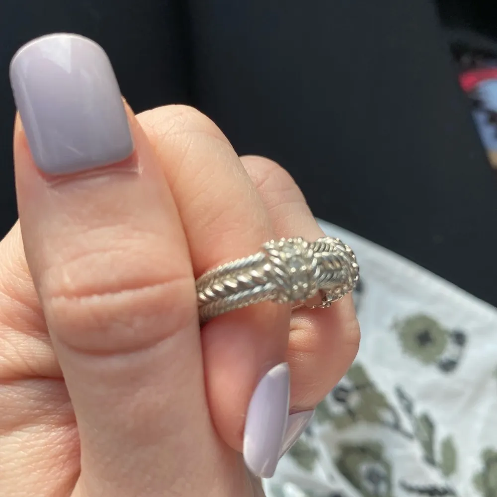 Judith Ripka 925 Sterling Silver and CZ Ring - Image 3