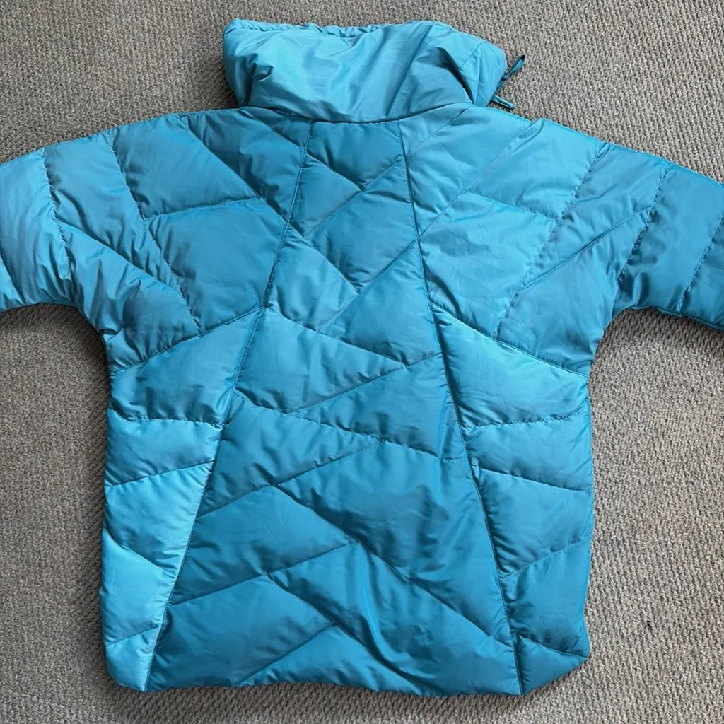 NWT NAU Allee Pullover Down Jacket 650 Fill Blue Size XS - Image 15