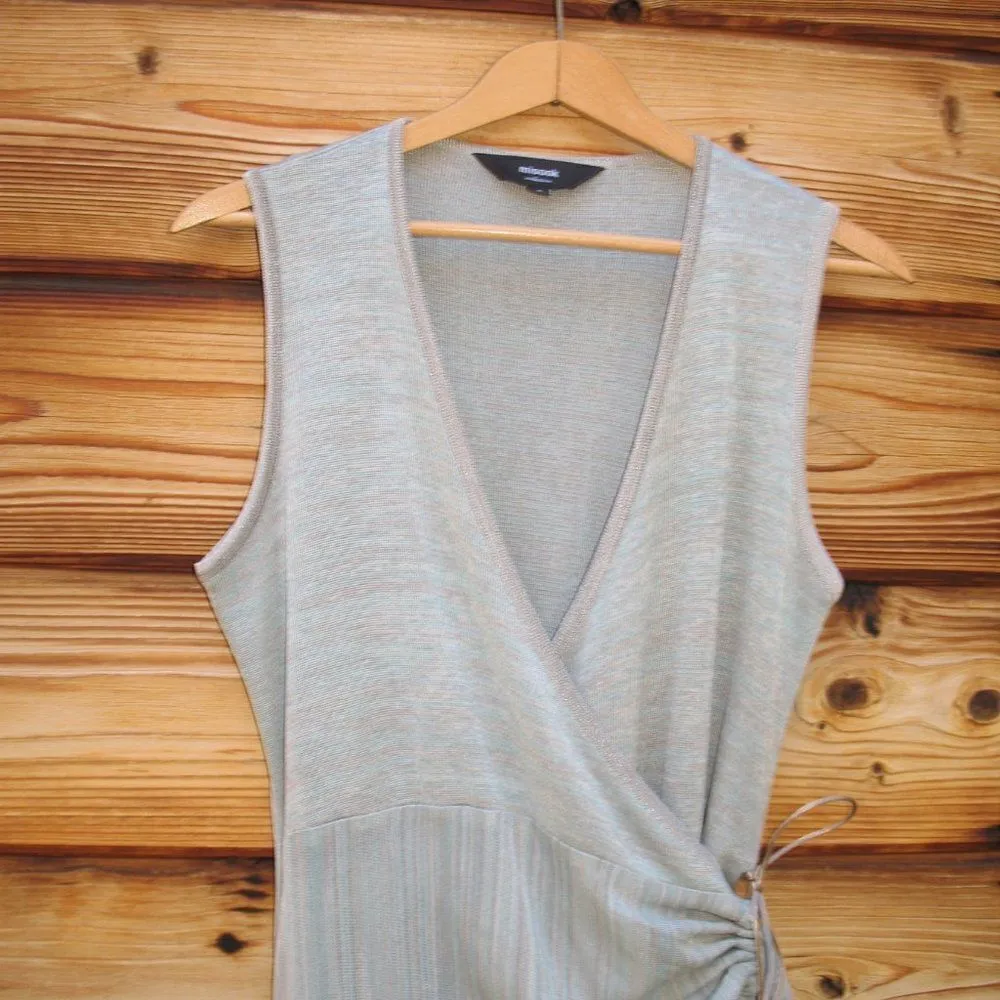 Misook Knit Wrap Dress - Image 5