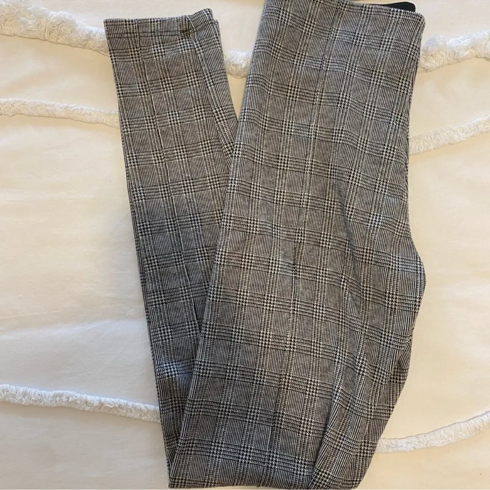 Zara Basic Black White Houndstooth Leggings Size Small - Image 8