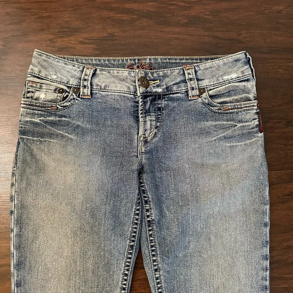 Silver Jeans Santorini light wash cropped straight leg jeans size 30 - Image 3