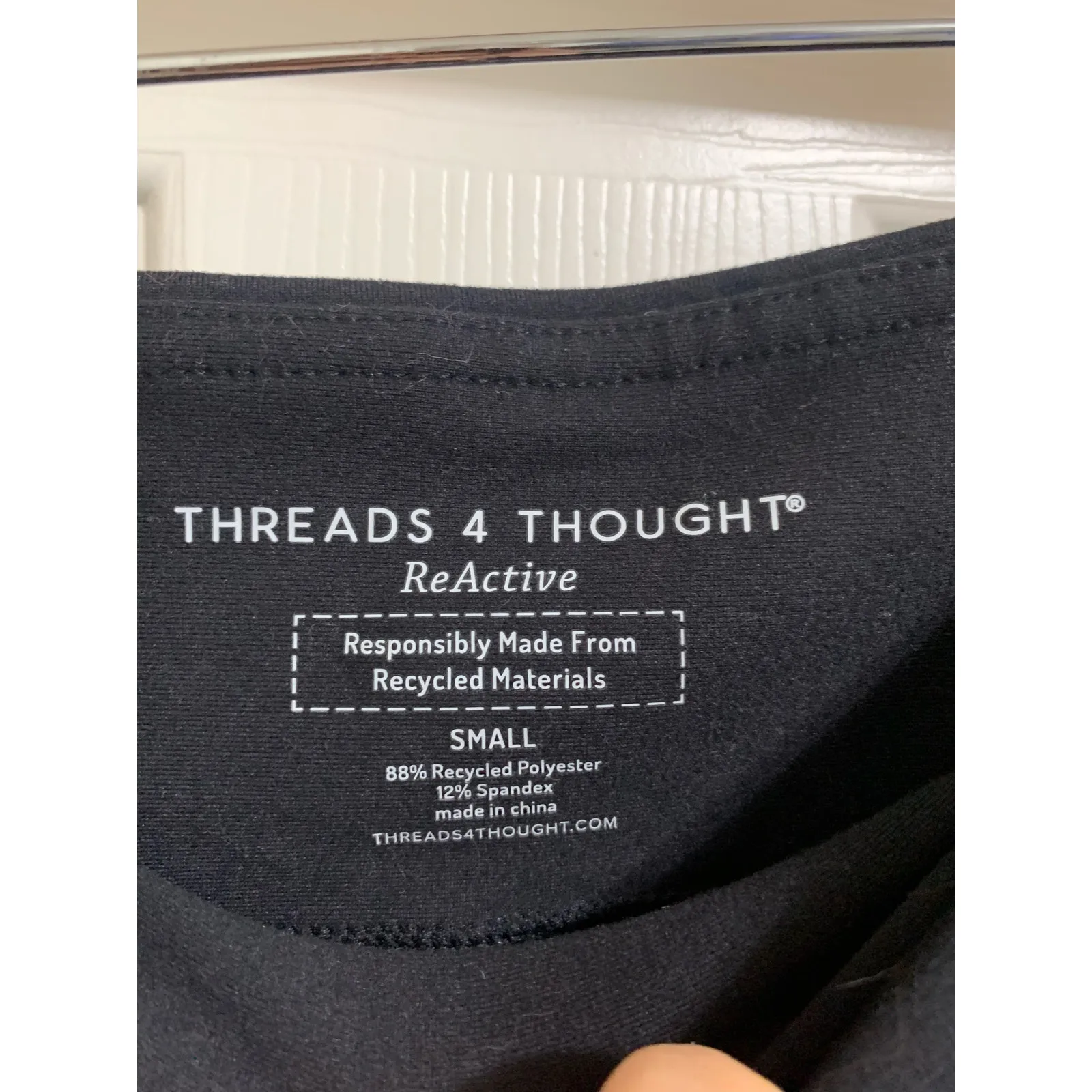 Threads 4 Thought reactive colorblock blue black leggings size small NEW - Image 2