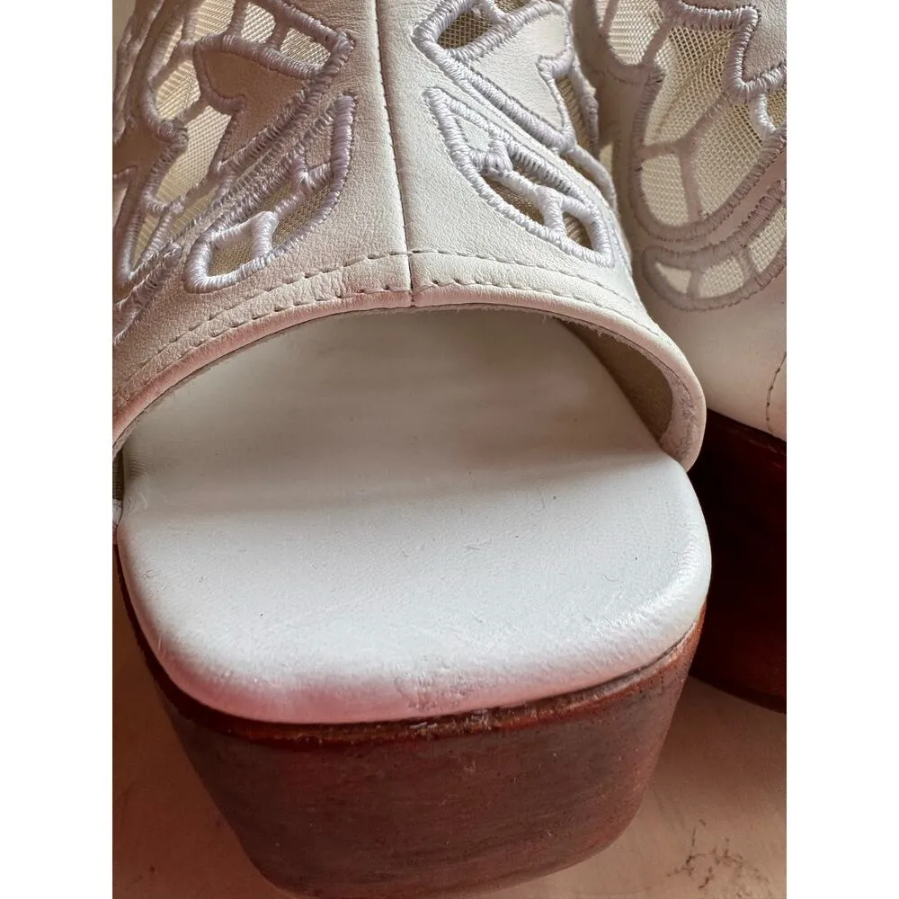 Dolce & Gabbana open-toe platform-sole mules size 37/ US 7 - Image 6