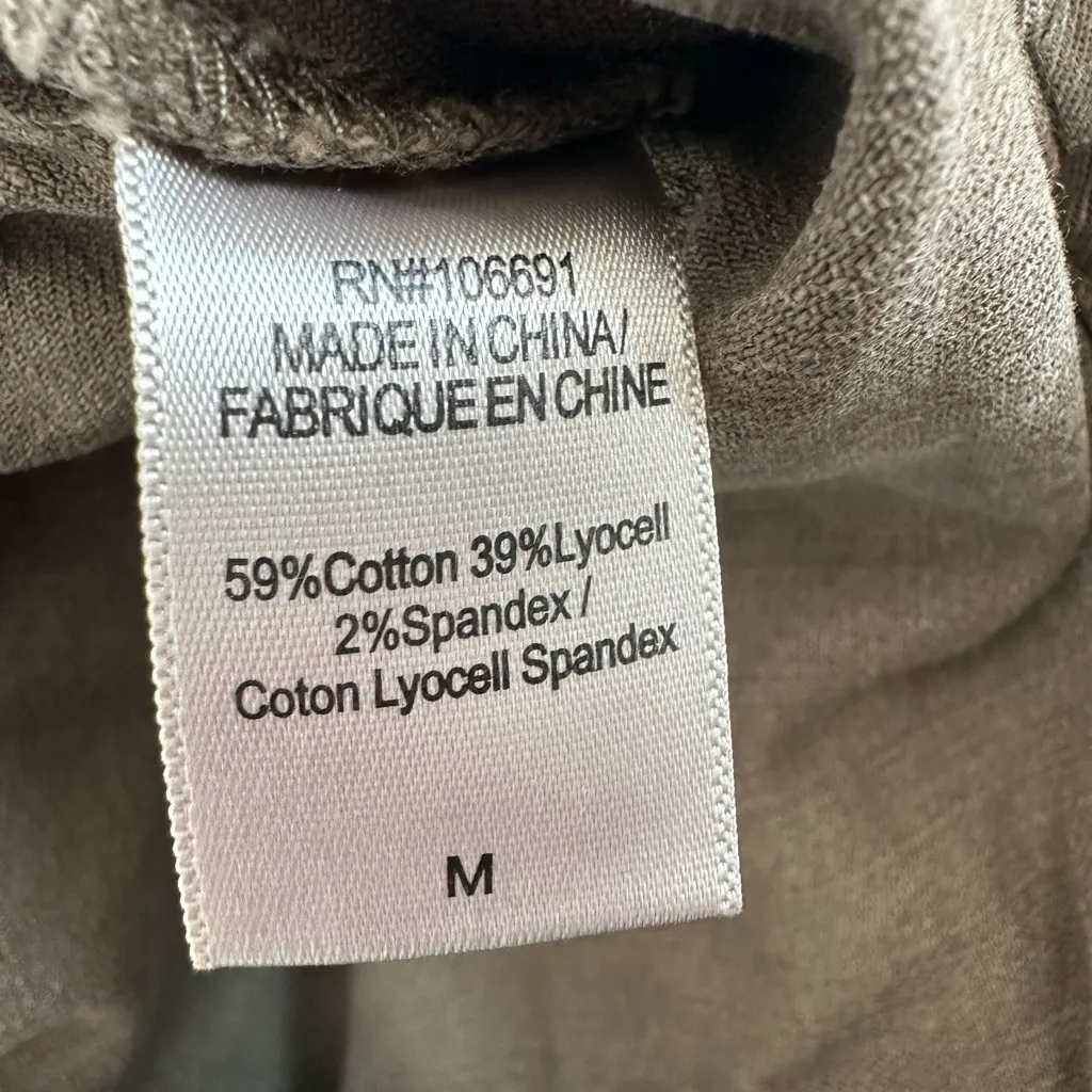 YFB Olive Green Wide Leg Front Patch Pocket Twill Jeans Pants Size M - Image 5