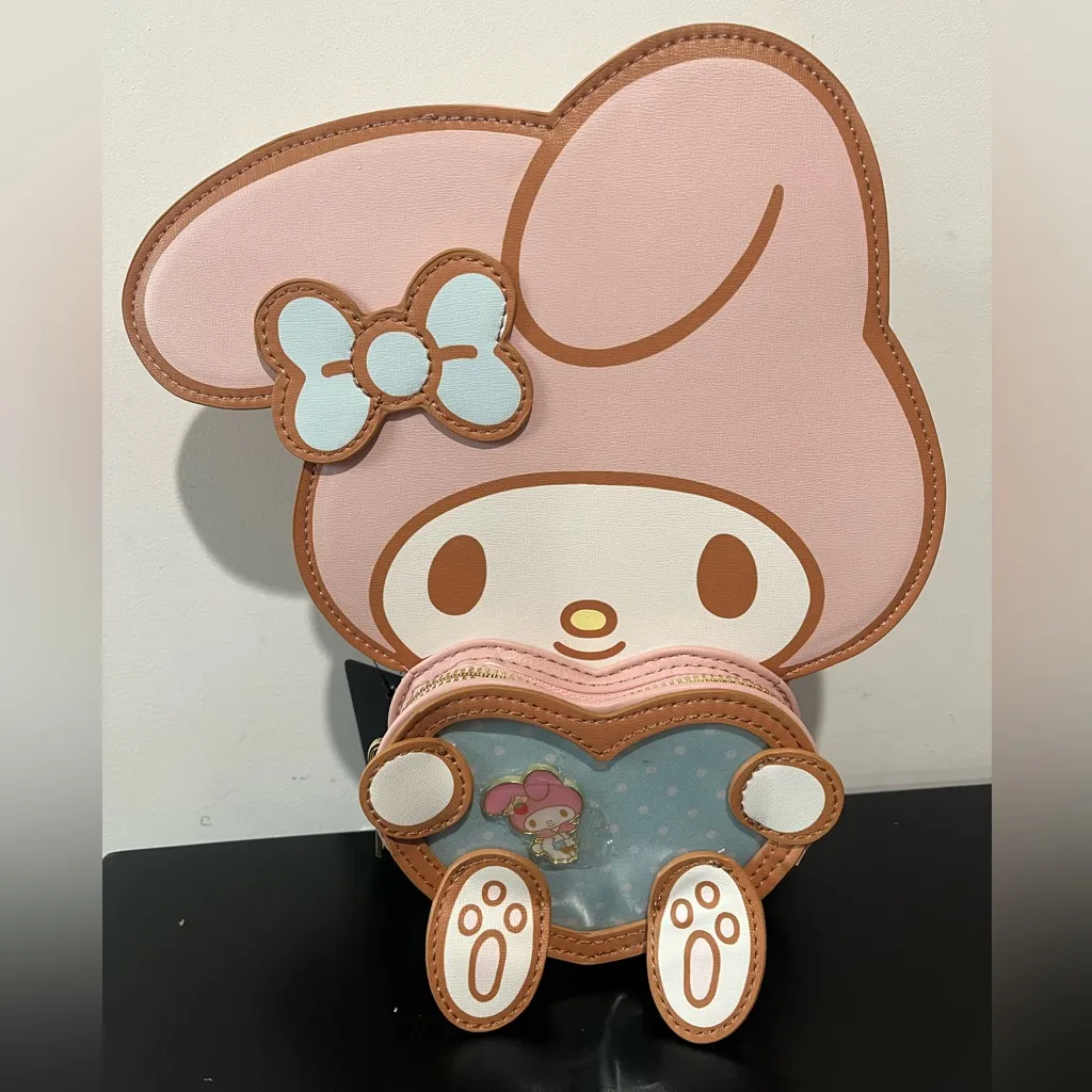 Sanrio My Melody Heart Figural Crossbody Bag - Image 4