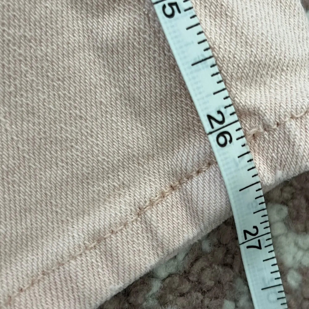 AG Adriano Goldschmied Isabelle High Rise Straight Crop Jeans | Pale Pink | 28 - Image 10