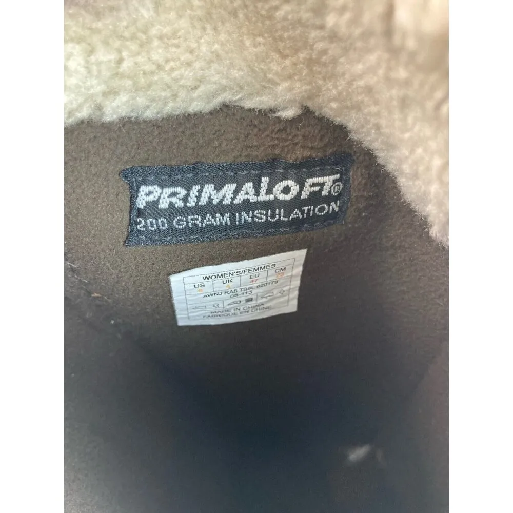 The North Face Brianna Womens Tall Brown Boots Womens Size 6 Brown Faux Fur Zip - Image 12