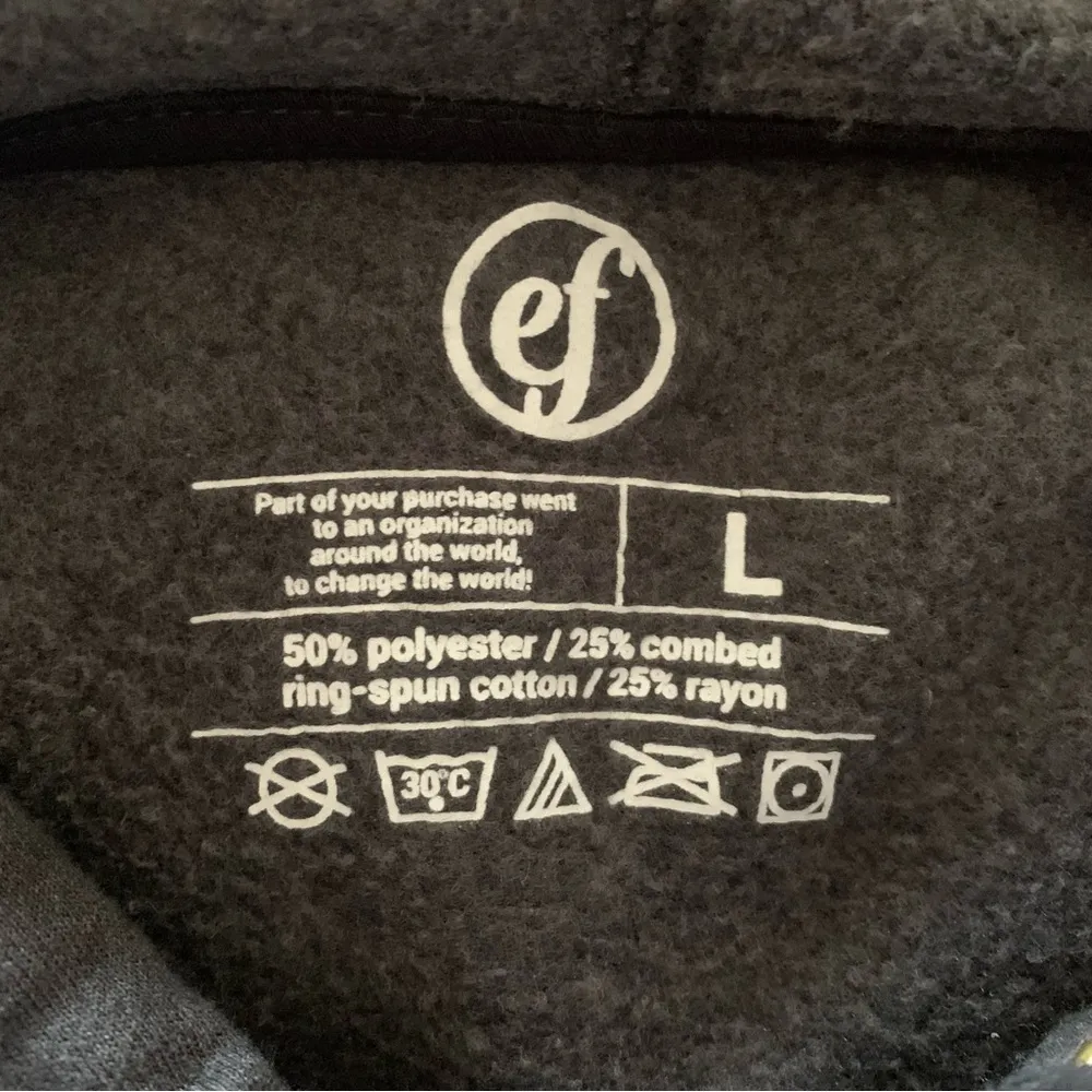 ef NOMAD Charcoal Gray Oversized Hoodie - Image 5