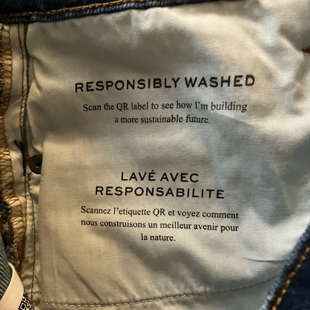 FRAME Distressed denim midi skirt size 24 US 2 - Image 8