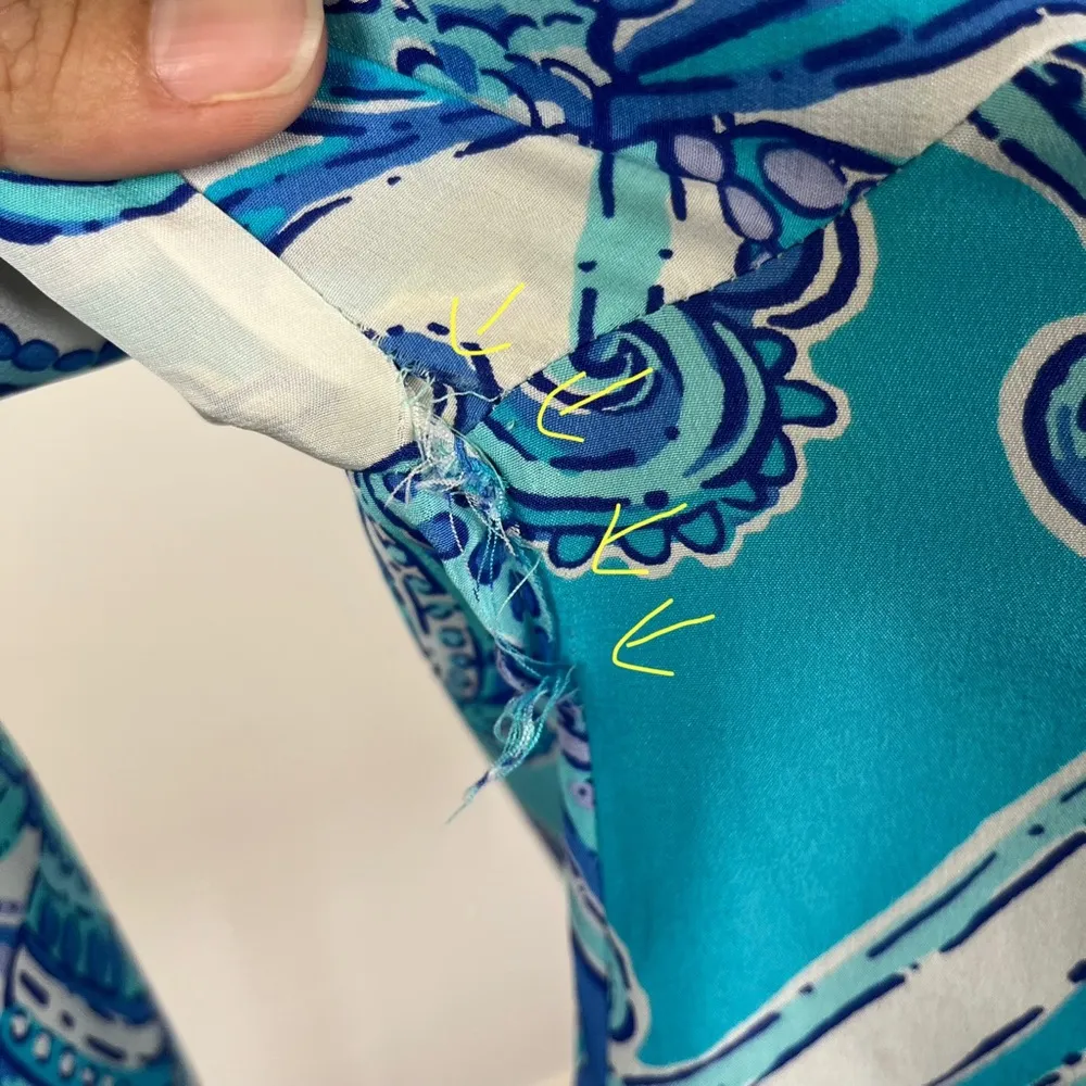 Lilly Pulitzer Elsie Top in Cerulean Blue - Image 6