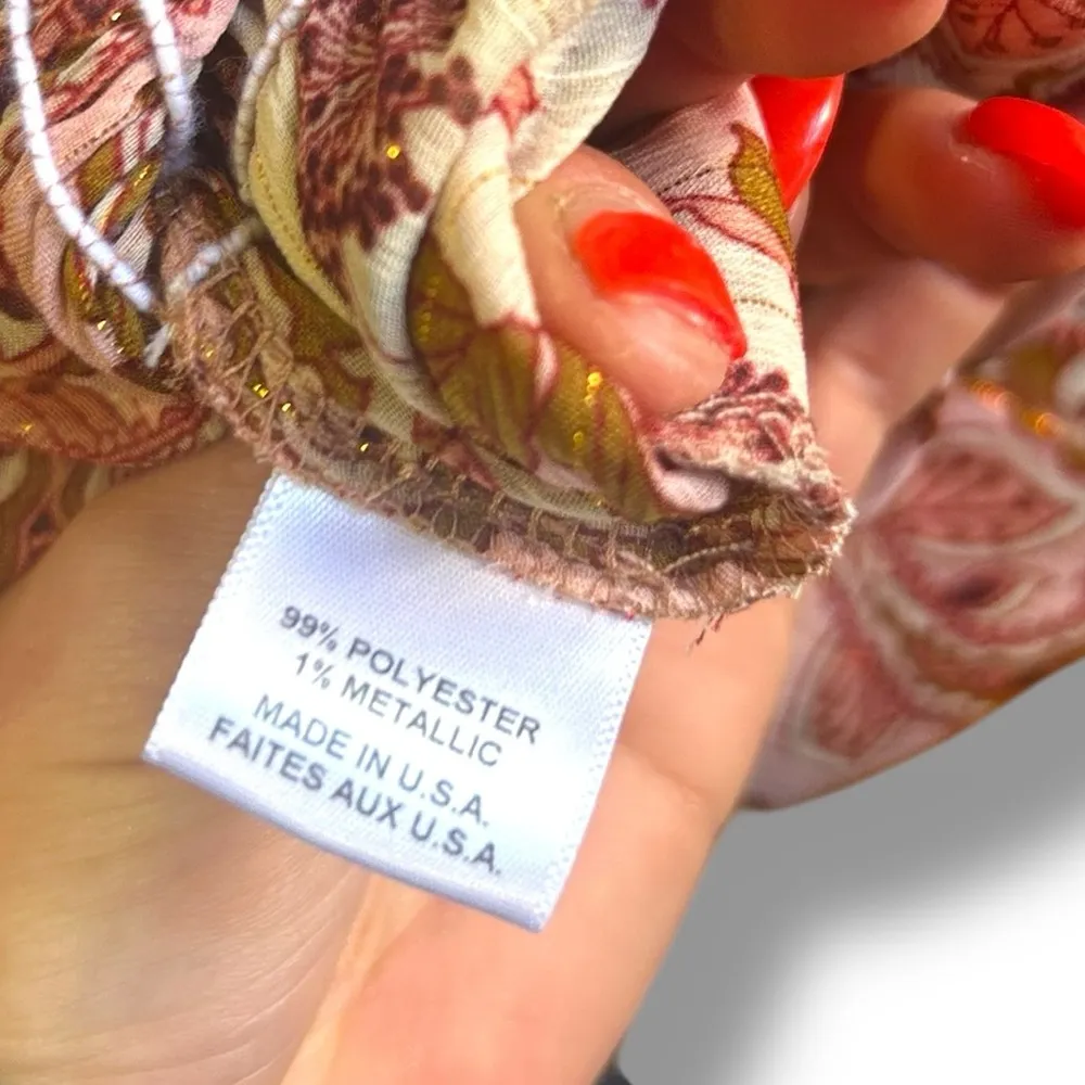 NWT MISA LOS ANGELES Chiara Dress San Lorenzo Flora Size Small Brown Tan - Image 13