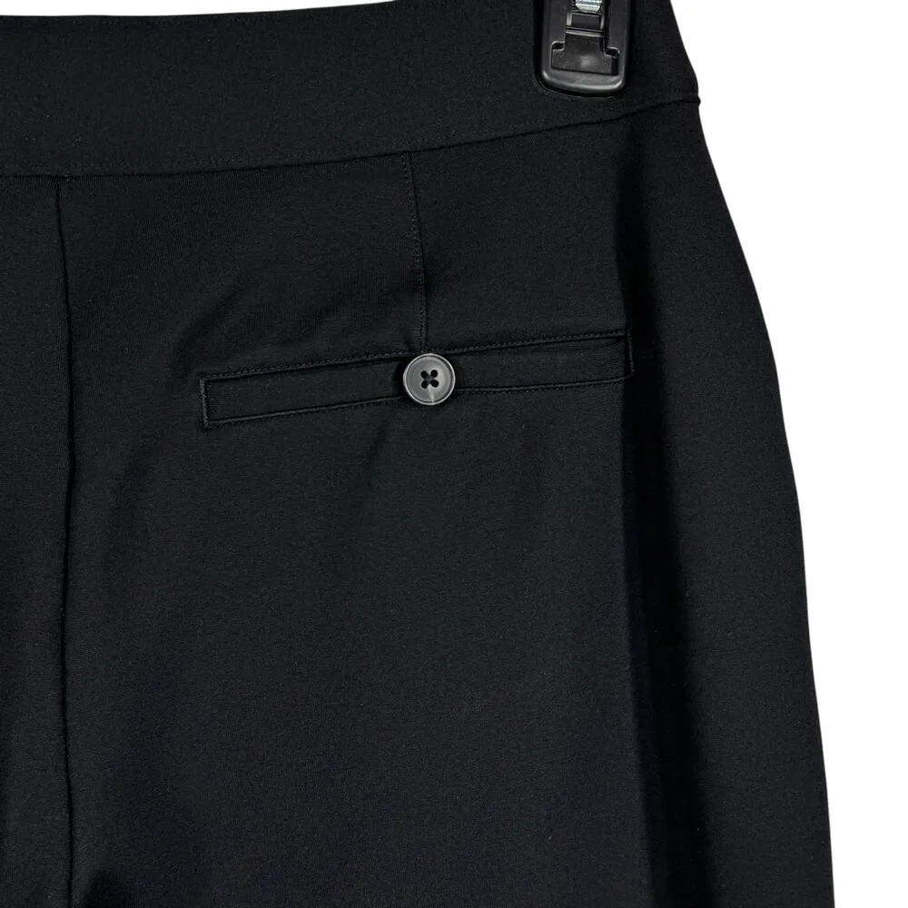 SPANX Medium Wide Leg Ponte Pants Pull-On Stretch Hi-Rise Elastic Waist Black - Image 6