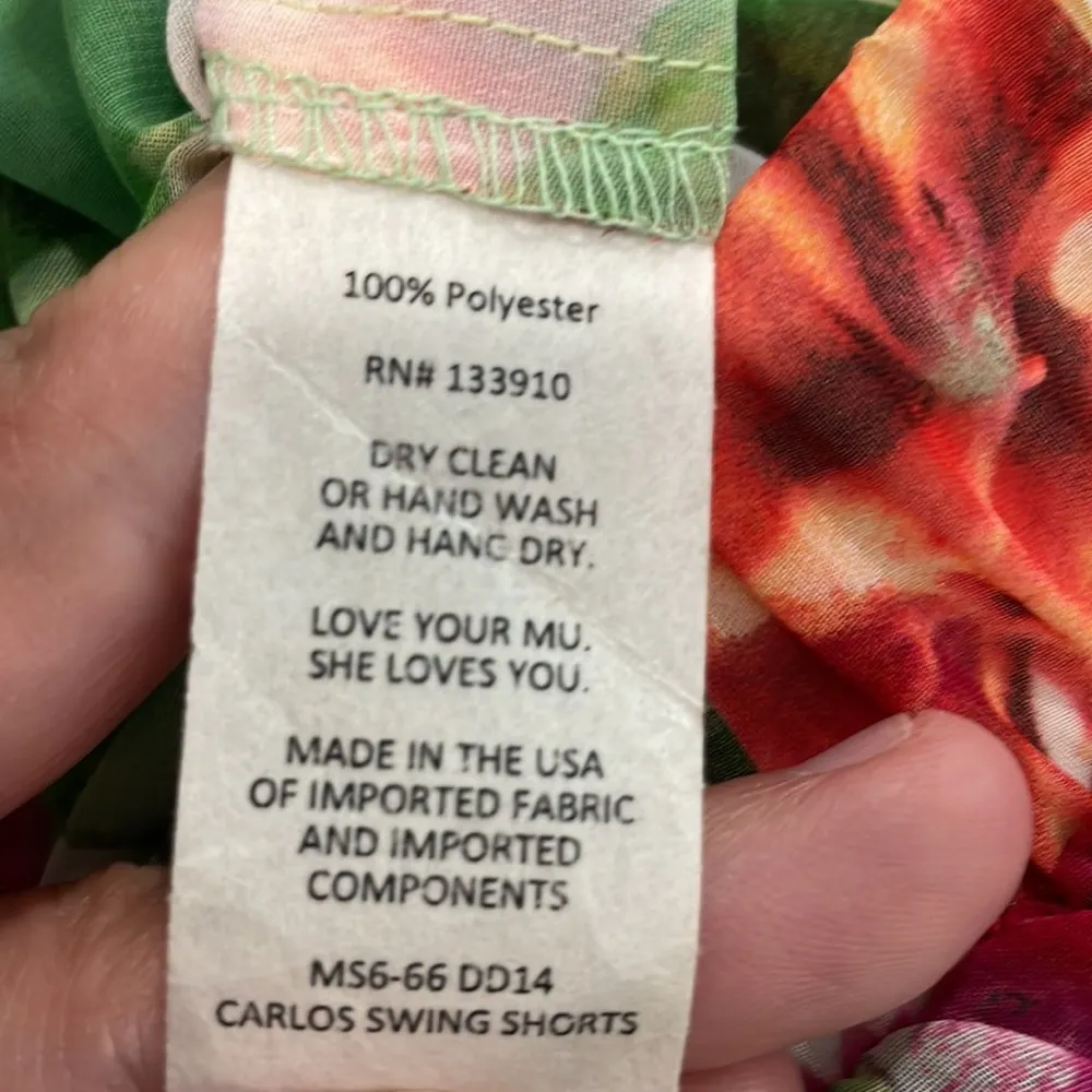 SMYM Carlos Swing Shorts Cactus Bloom size small - Image 7