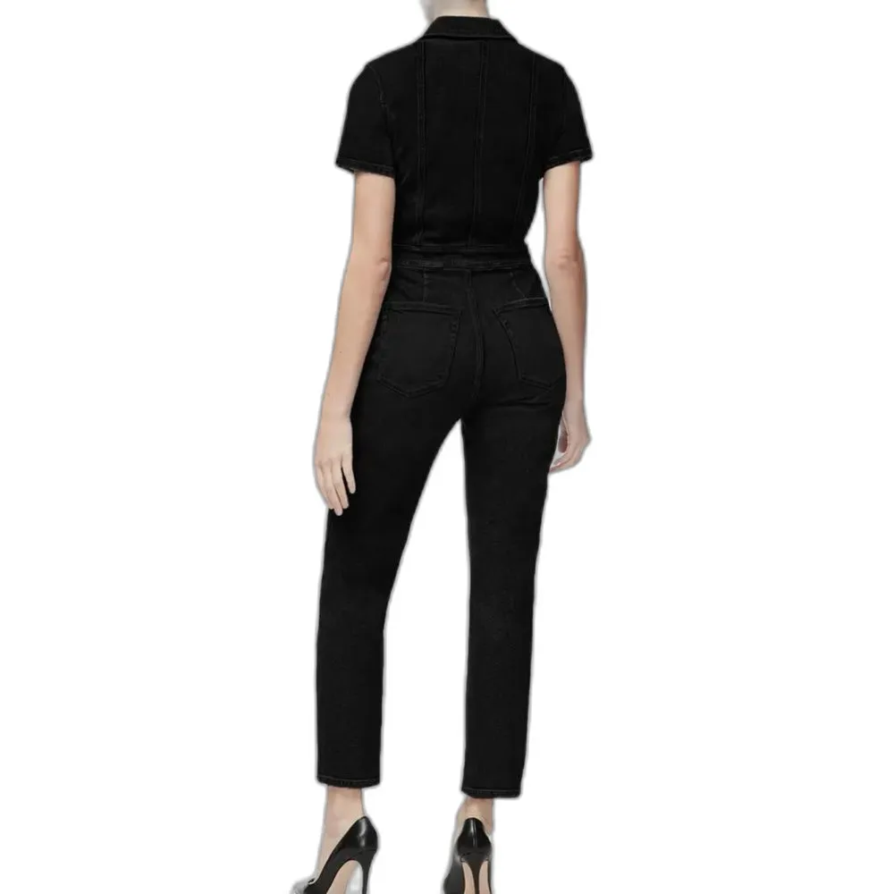 Good American black Utility Boilersuit jumpsuit size 2 ladies - Image 3