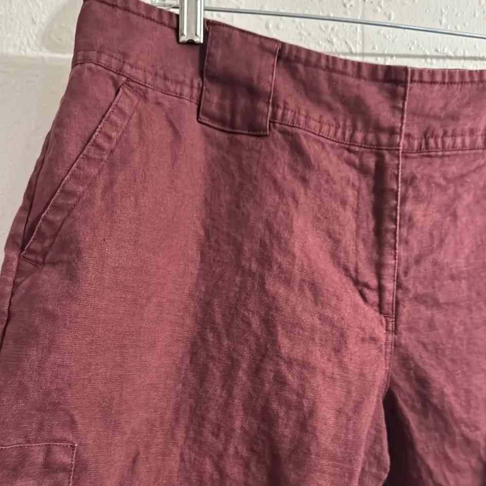 CAbi Dark Red Cargo Shorts - Image 5