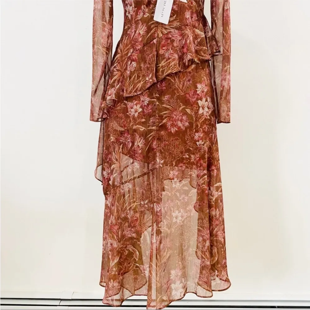 Marchesa Notte cocktail dress NWT Red Size 2 - Image 4