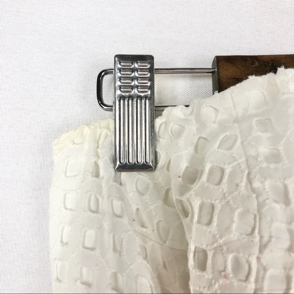 Vineyard Vines White Eyelet Carolyn Cotton Strapless Dress 6 - Image 3