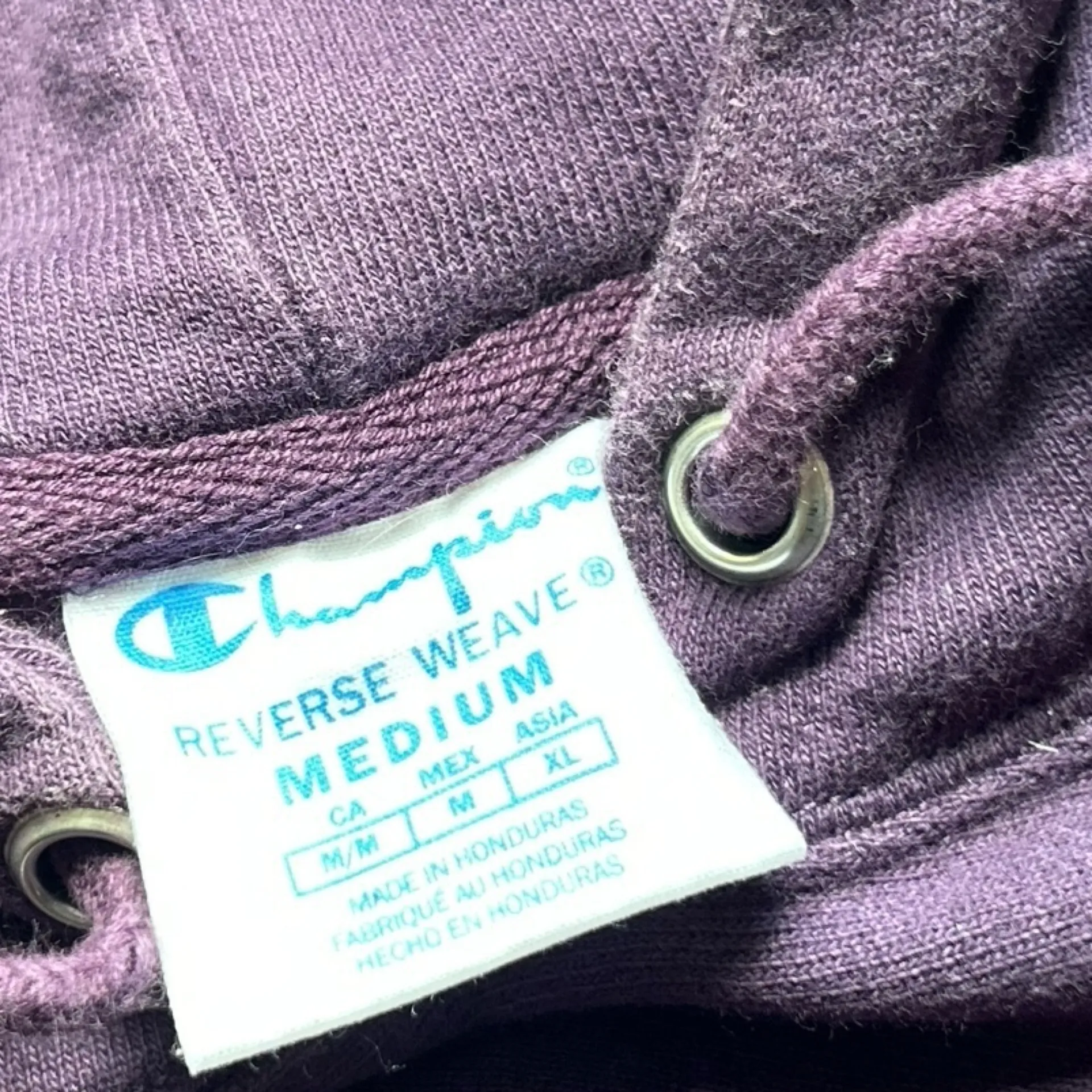 Champion women’s Purple Hoodie Size M‎ Pullover with Kangaroo Pocket - Image 9