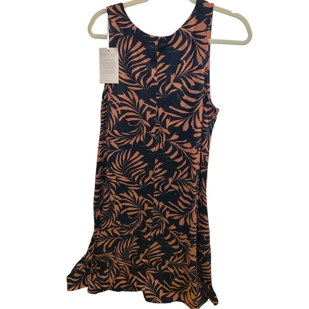 ✨Garnet Hill Button-Front Knit Tank Sz Large Dress✨ - Image 3