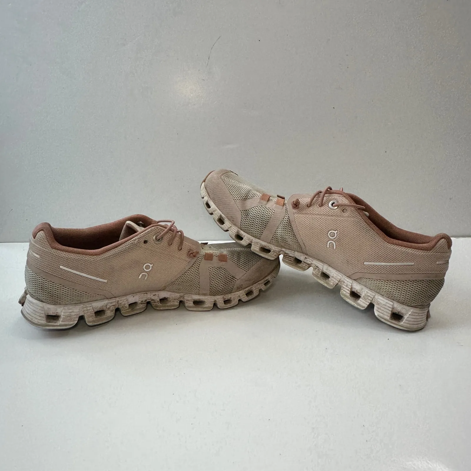 On Cloud Running Shoes Lightweight‎ Athletic Sneakers Comfort Women's 8 Tan - Image 9