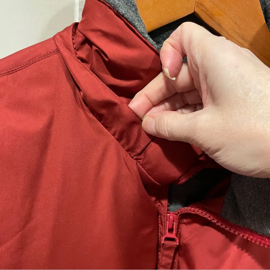 Cute vintage 90s Cherry down fleece lined puffer Fuda Sport warm cozy winter Gray Size M - Image 14