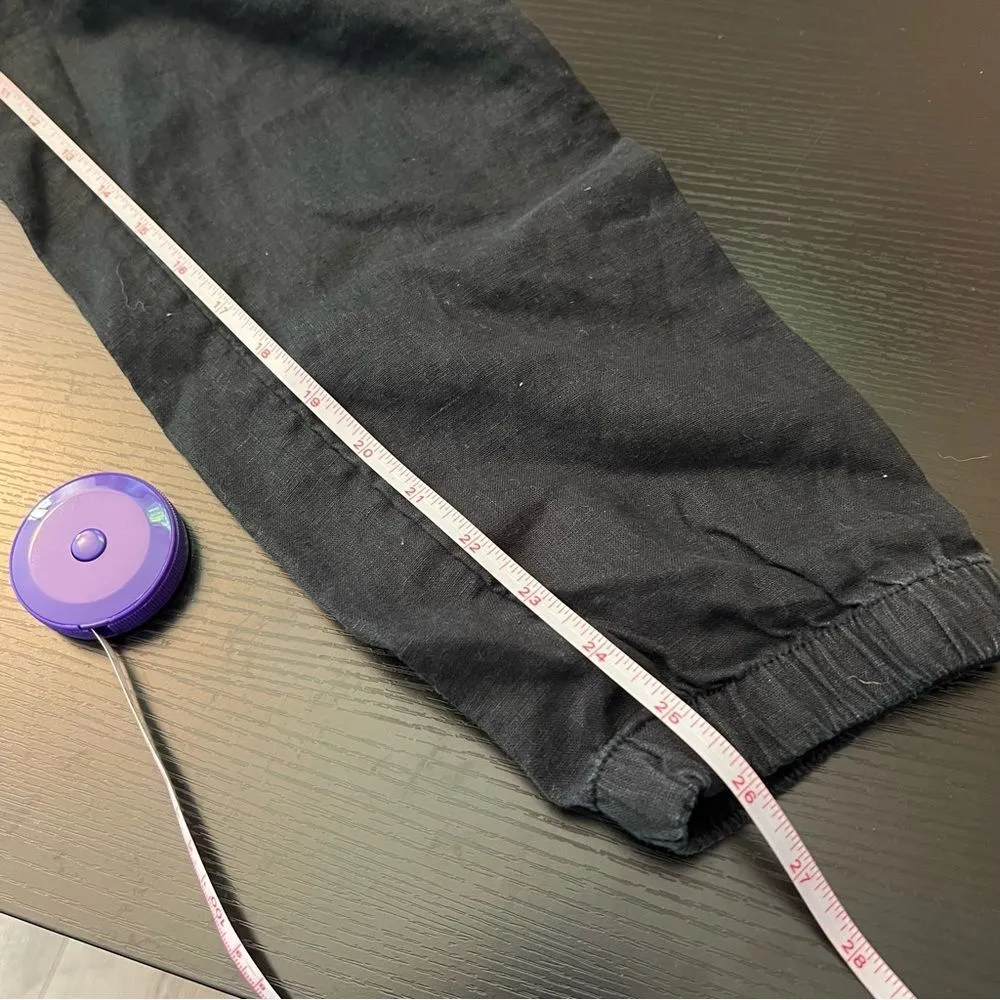 Athleta Black Cabo Linen Joggers Women’s 4 - Image 12