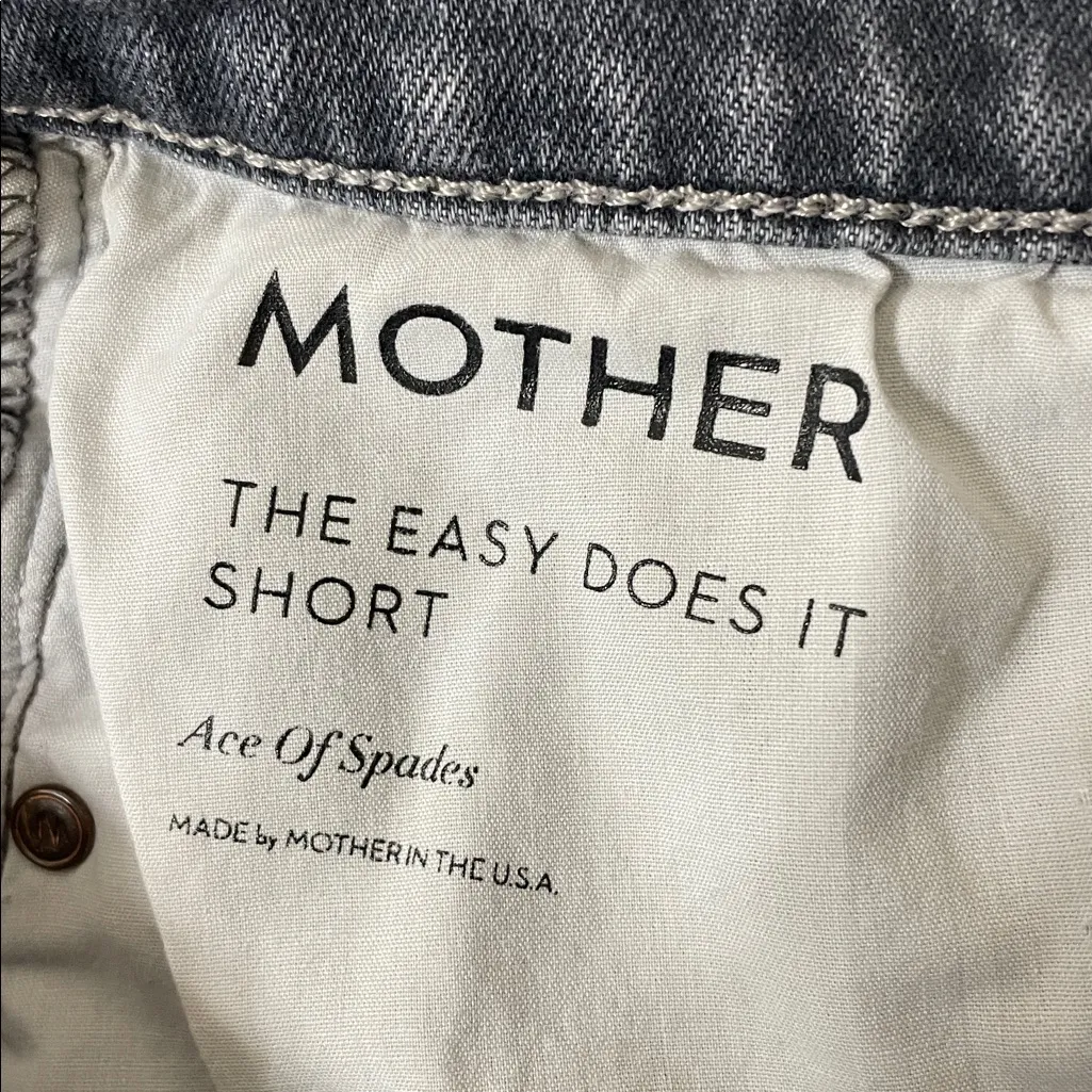 Mother THE EASY DOES IT" SHORT size 24 Gray - Image 10
