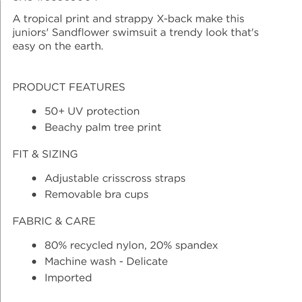 Sandflower Juniors Palm Tree Strappy One Piece Swimsuit Purple Size undefined - Image 4