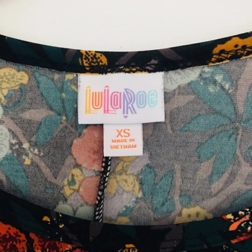 LulaRoe  SZ XS Floral  Carley Dress - Image 3