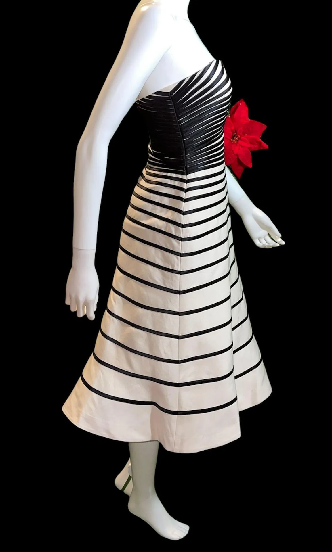 Halston Heritage Color Block Dress - Image 4